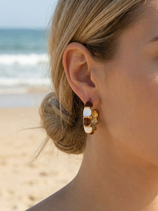 Boucles d’oreilles en acier inoxydable