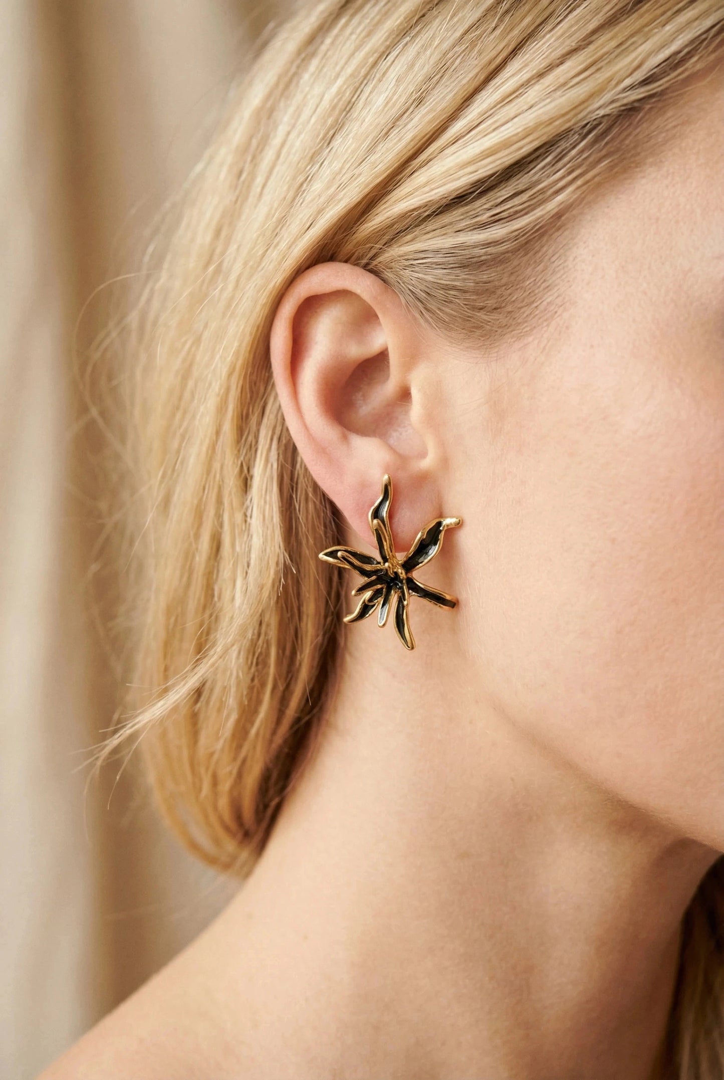 Boucles d’oreilles en acier inoxydable