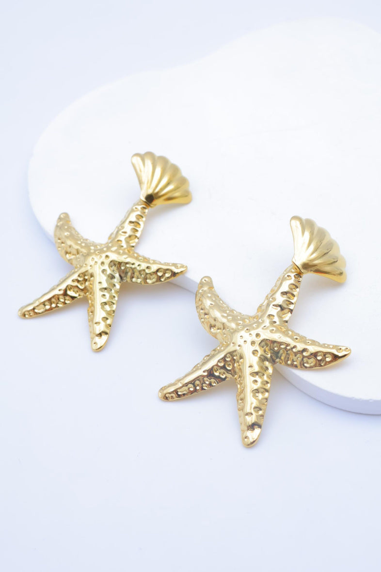 Boucles d'oreilles en acier inoxydable - DORÉ