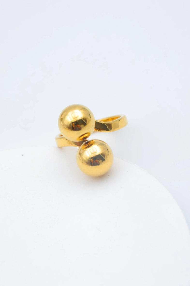 Bague en acier inoxydable ajustable - DORÉ
