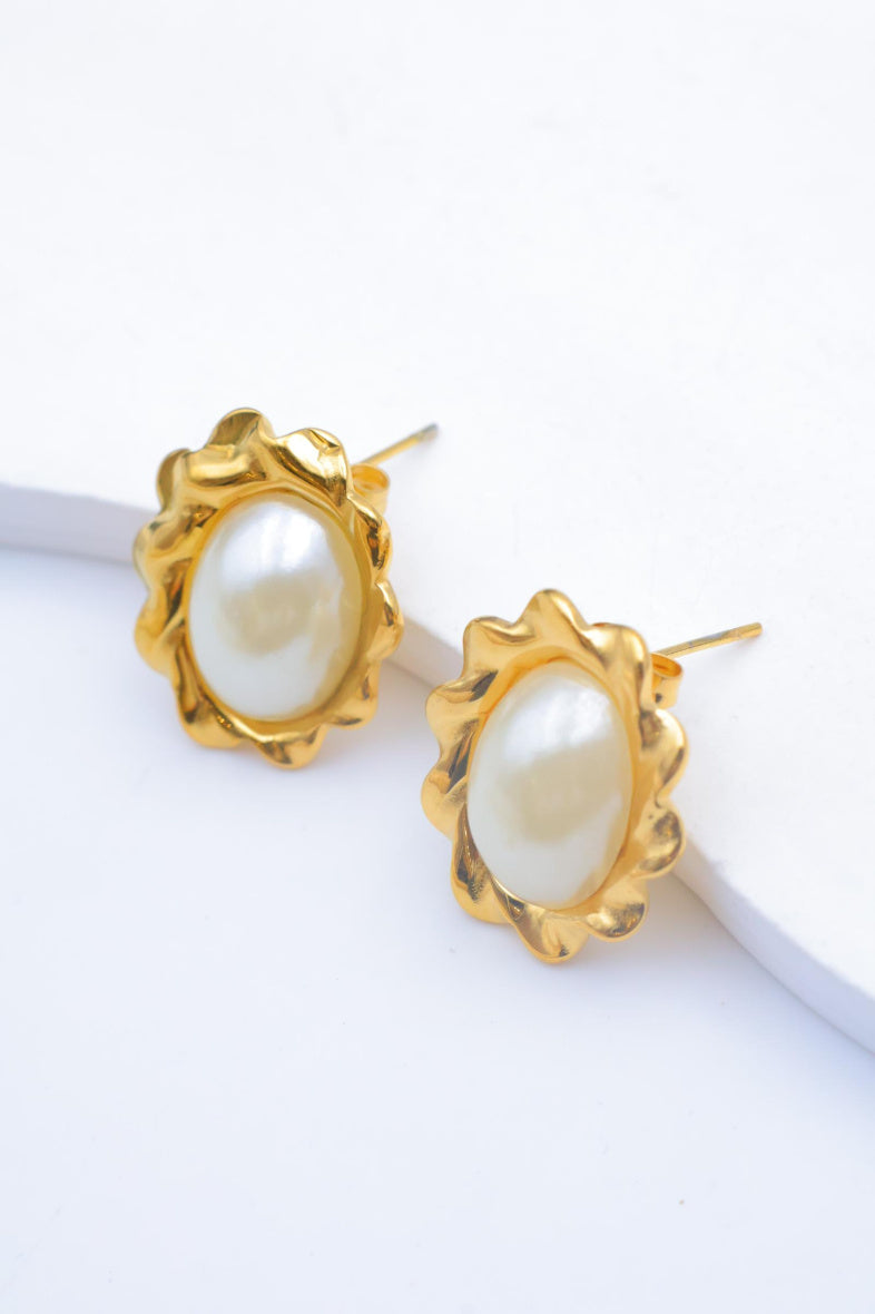 Boucles d'oreilles en acier inoxydable - DORÉ