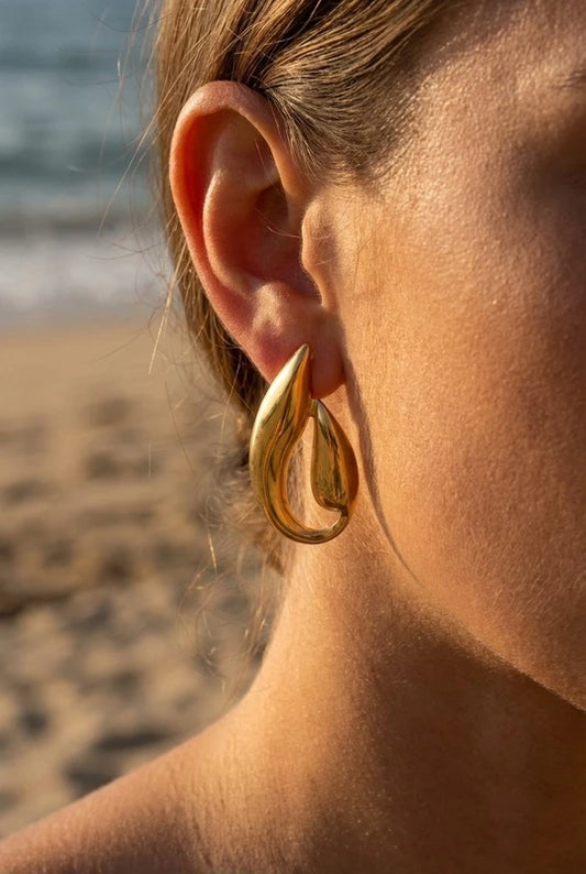 Boucles d’oreilles en acier inoxydable