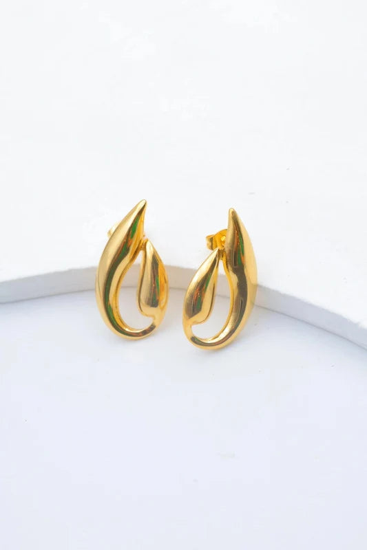 Boucles d’oreilles en acier inoxydable