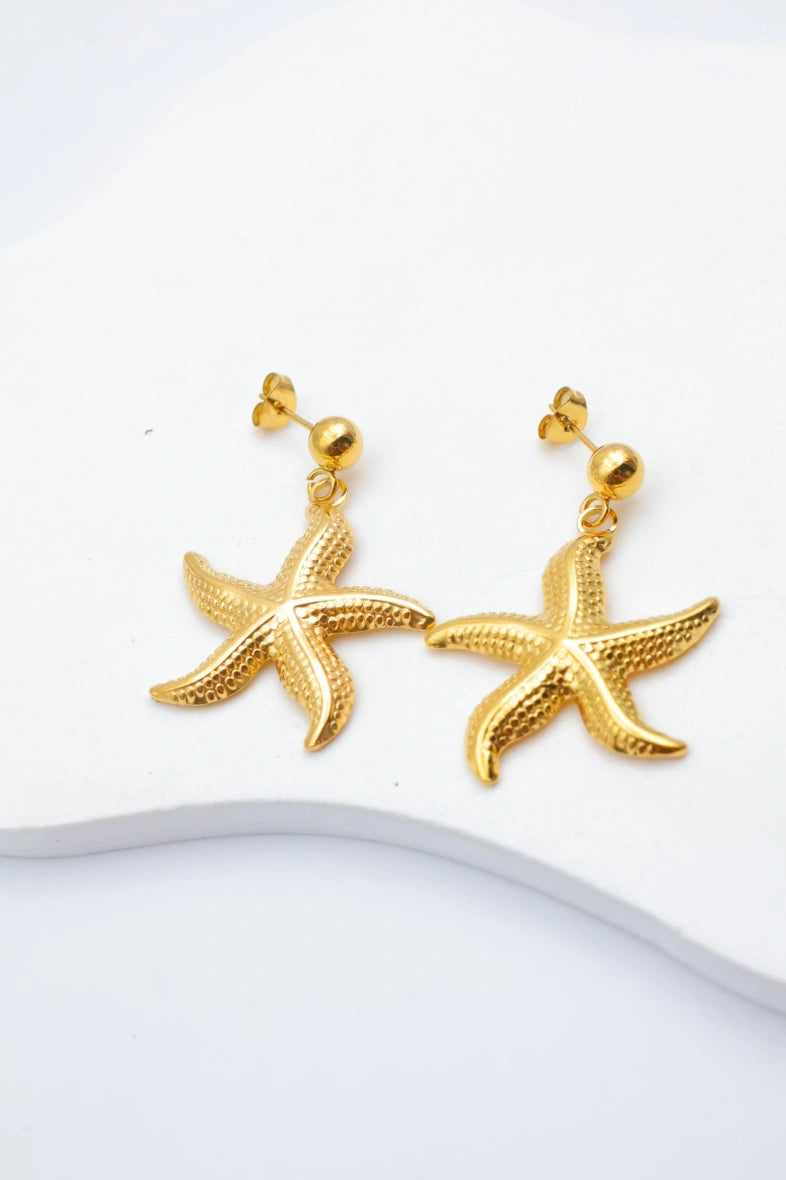 Boucles d'oreilles en acier inoxydable - DORÉ