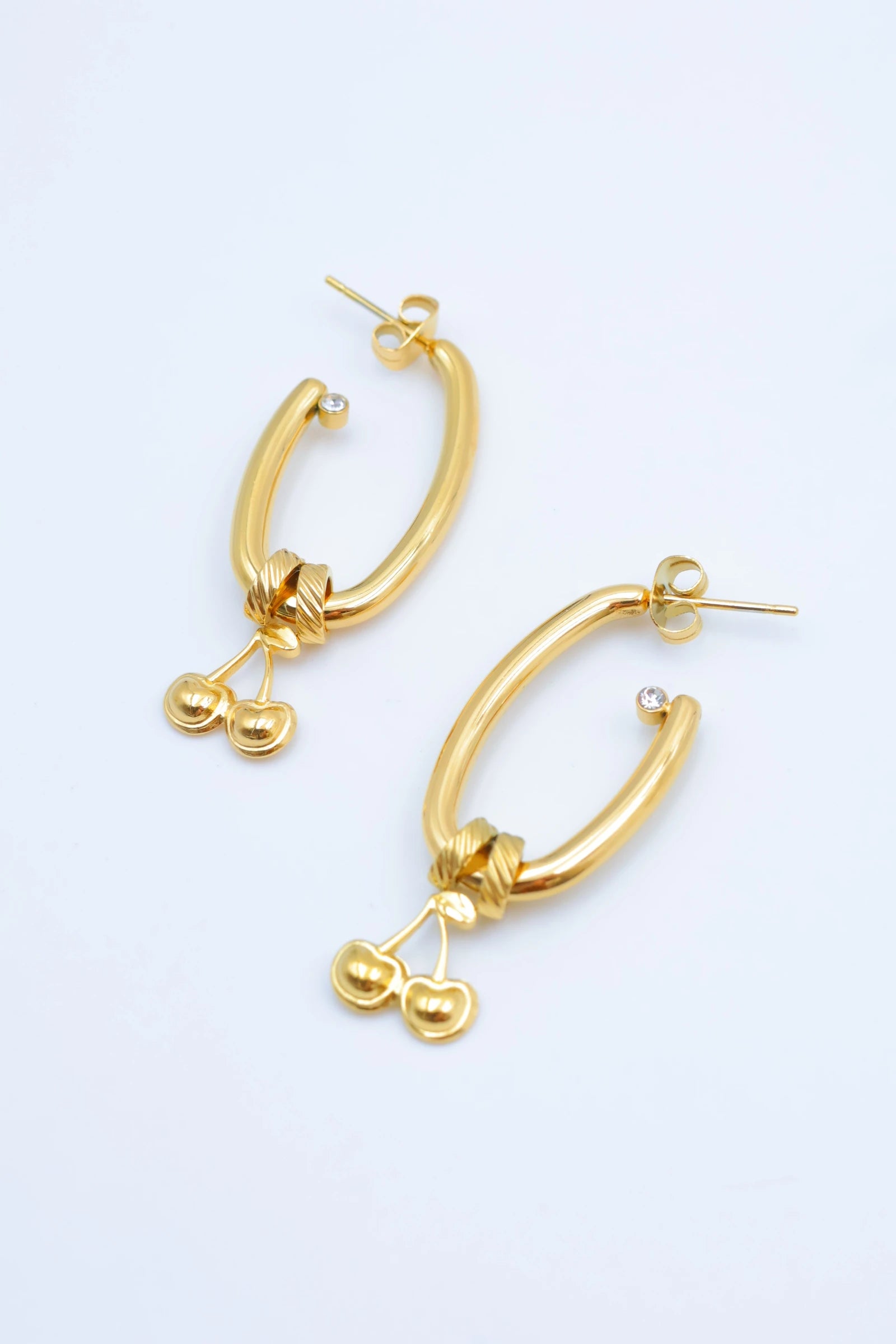 Boucles d'oreilles en acier inoxydable - DORÉ