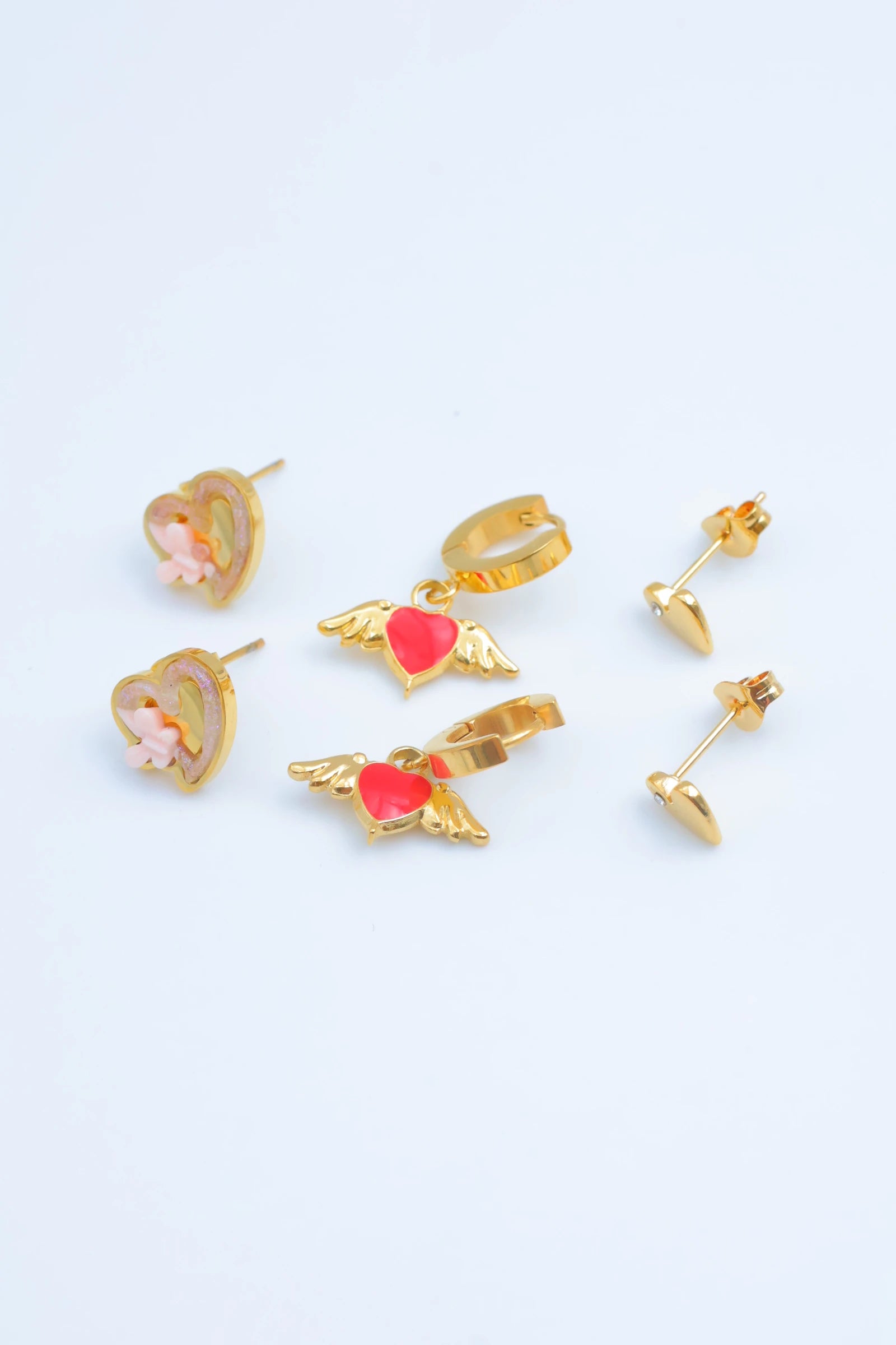 Boucles d'oreilles en acier inoxydable - DORÉ