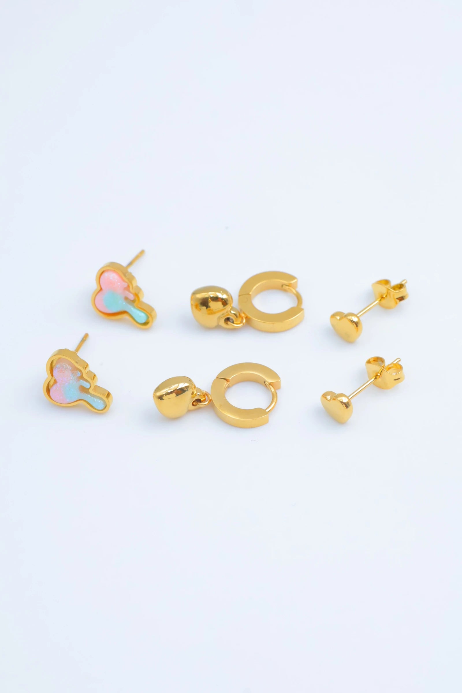 Boucles d'oreilles en acier inoxydable - DORÉ
