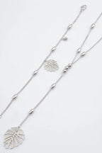Parure de bijoux en acier inoxydable - ARGENT