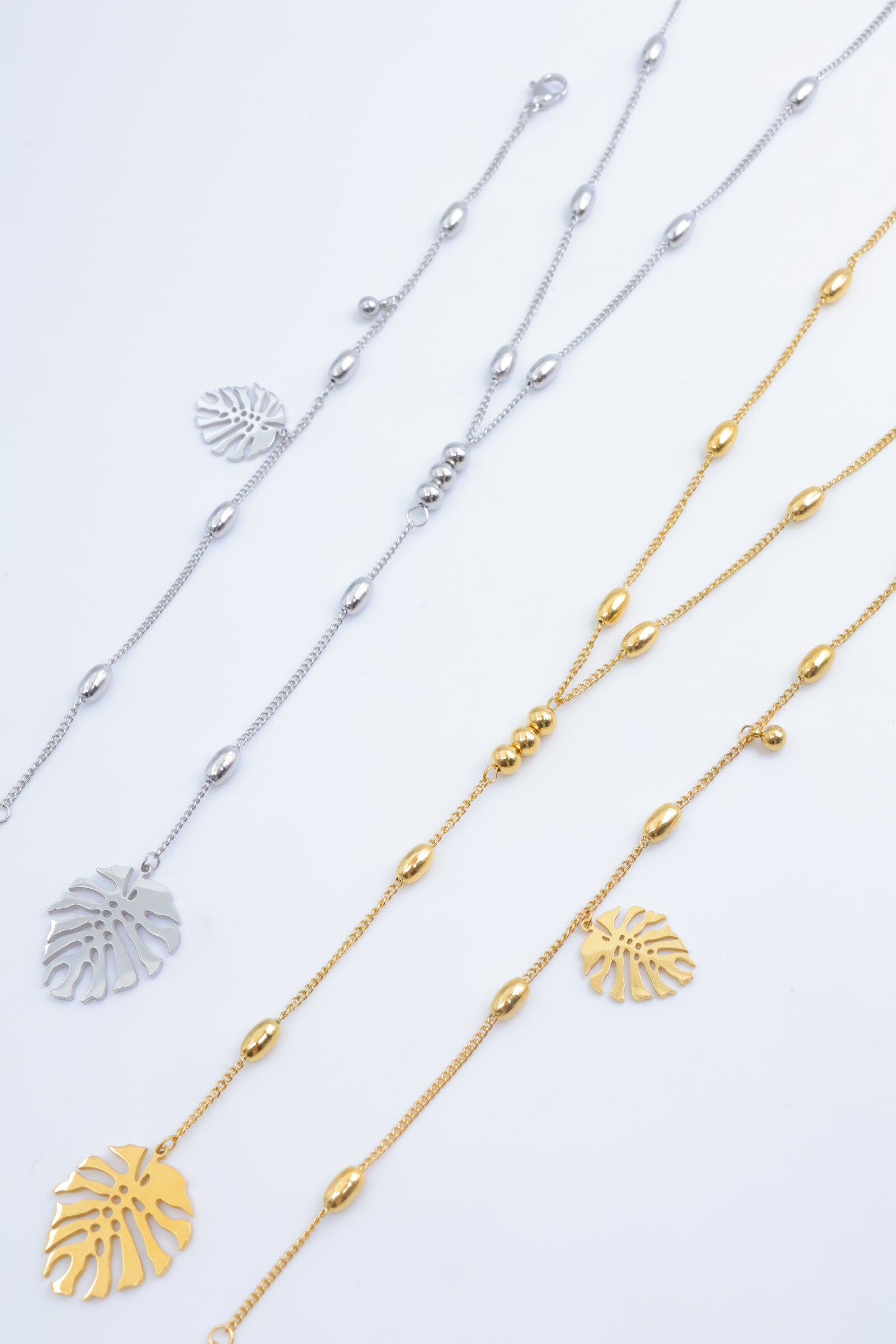 Parure de bijoux en acier inoxydable - DORÉ