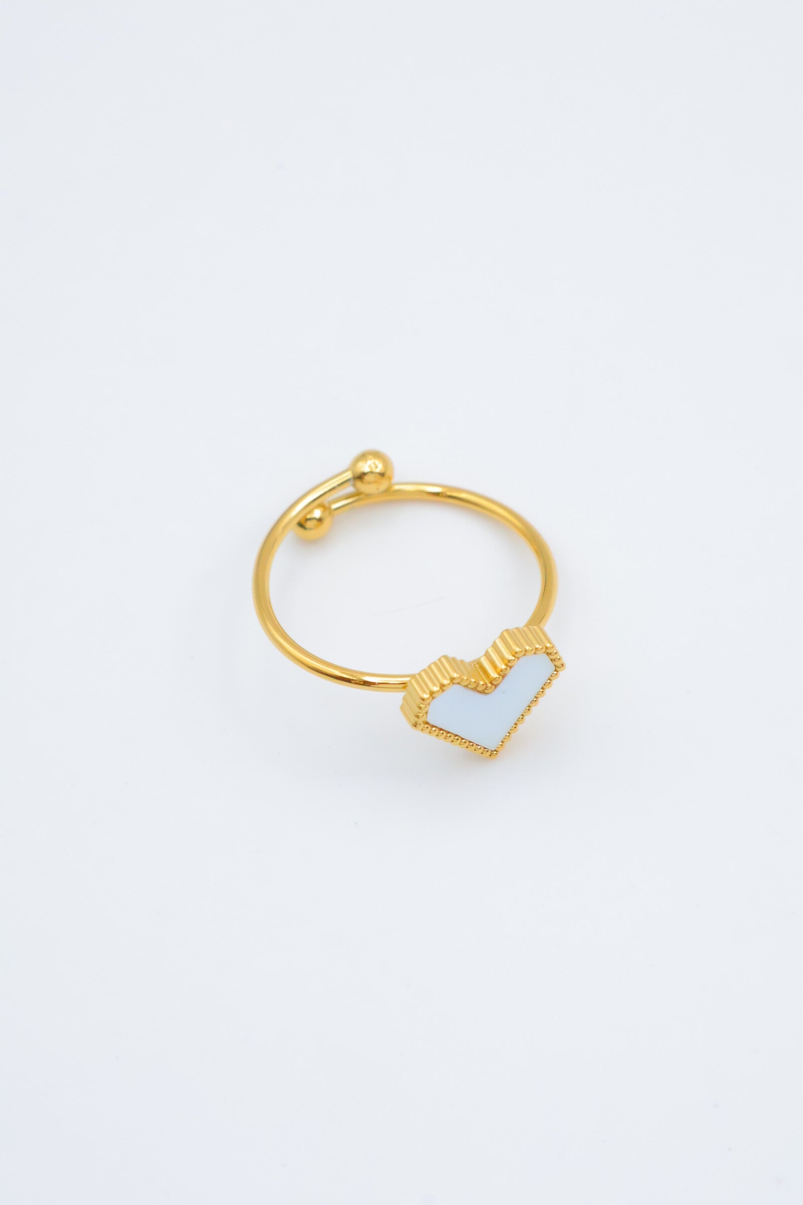 Bague en acier inoxydable ajustable - DORÉ