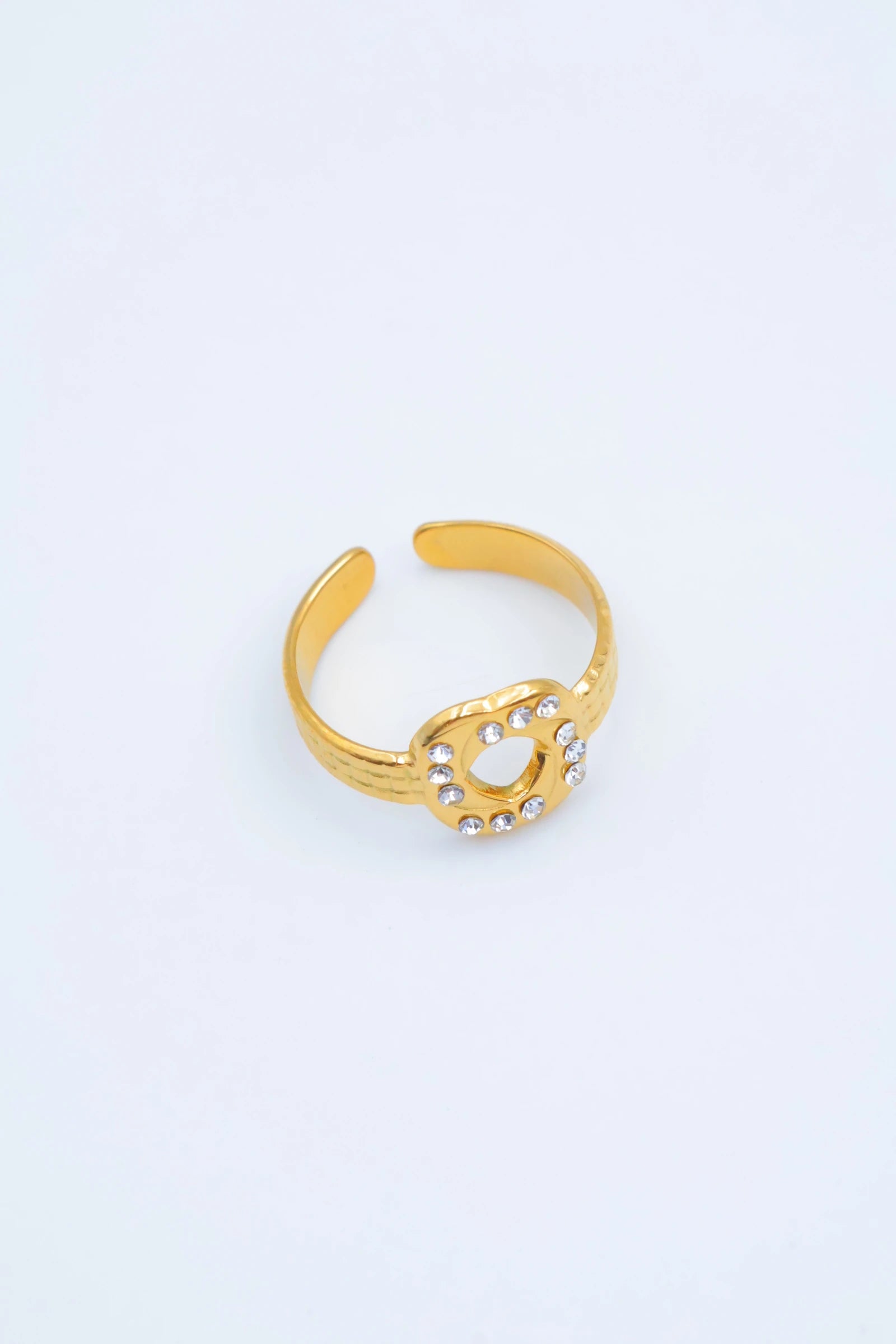 Bague en acier inoxydable ajustable - DORÉ