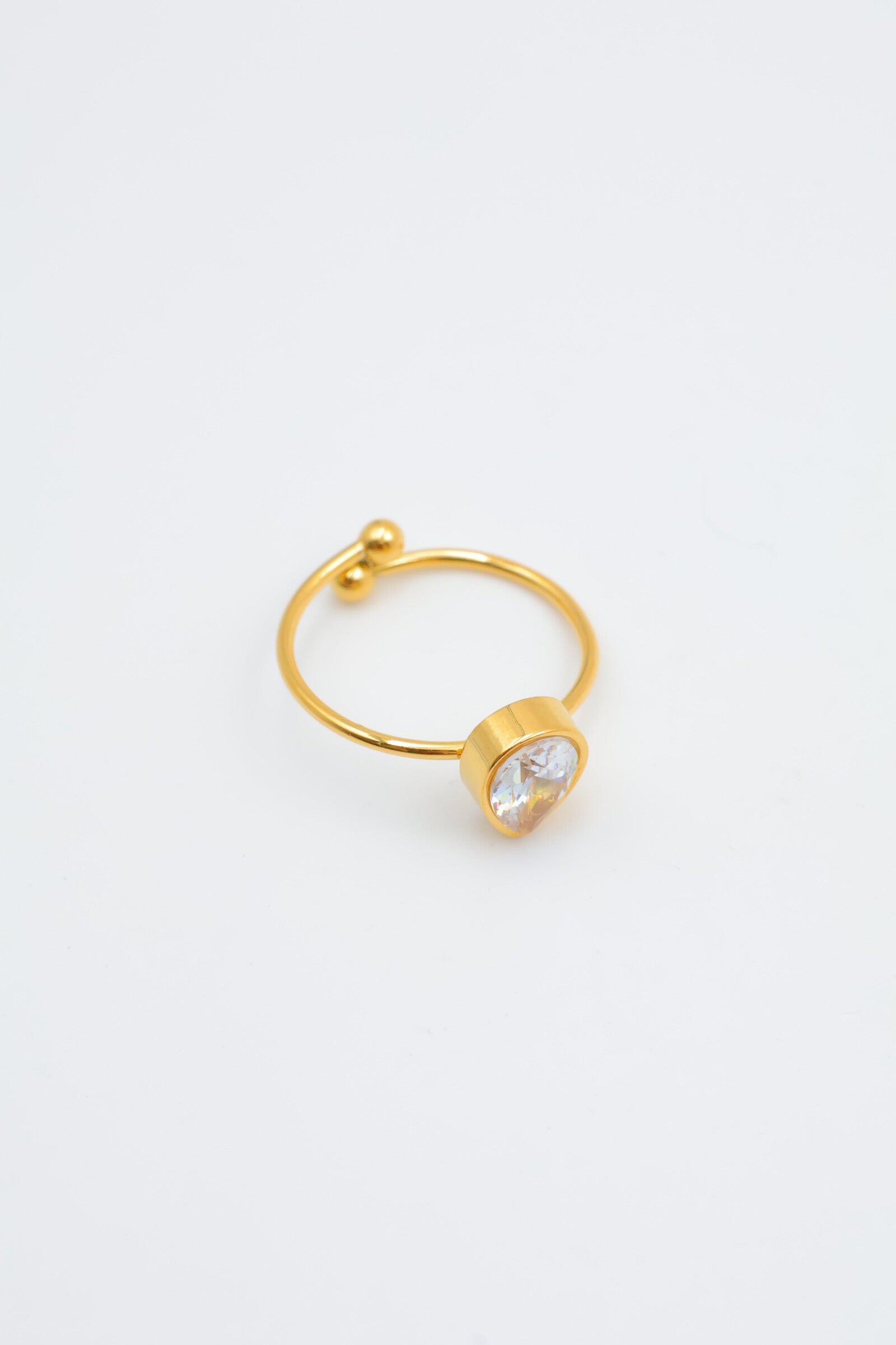 Bague en acier inoxydable ajustable - DORÉ