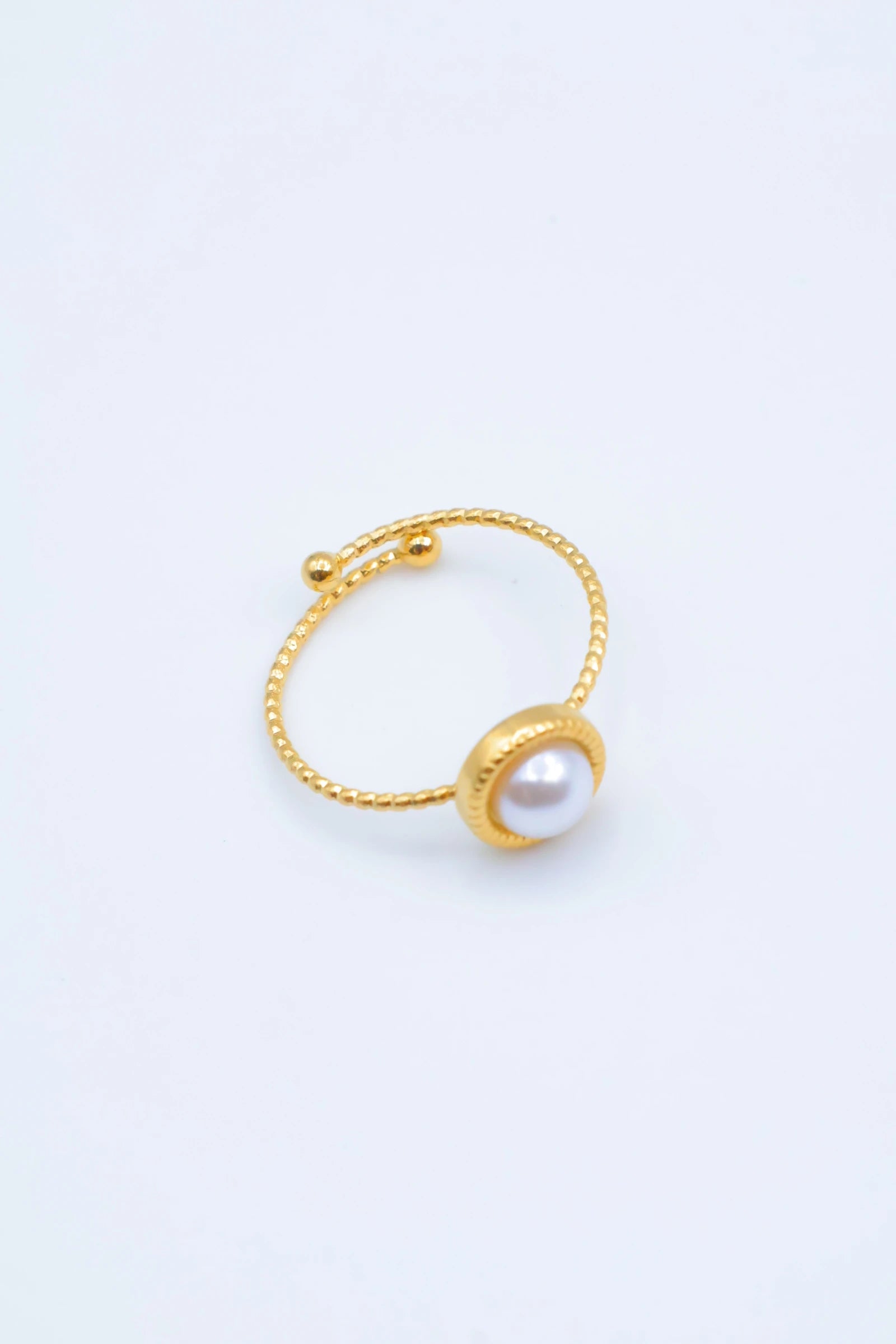 Bague en acier inoxydable ajustable - DORÉ