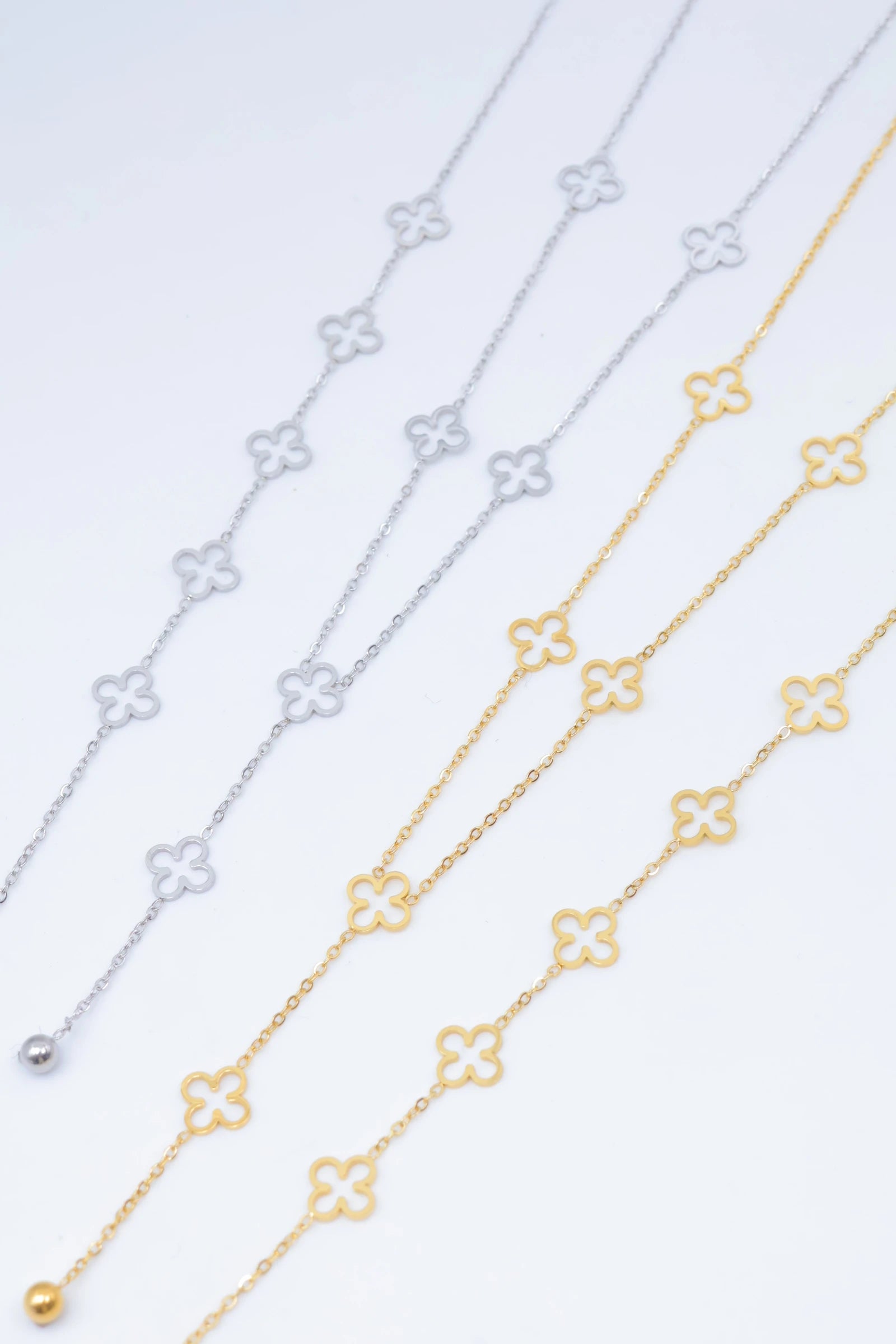 Parure de bijoux en acier inoxydable - DORÉ