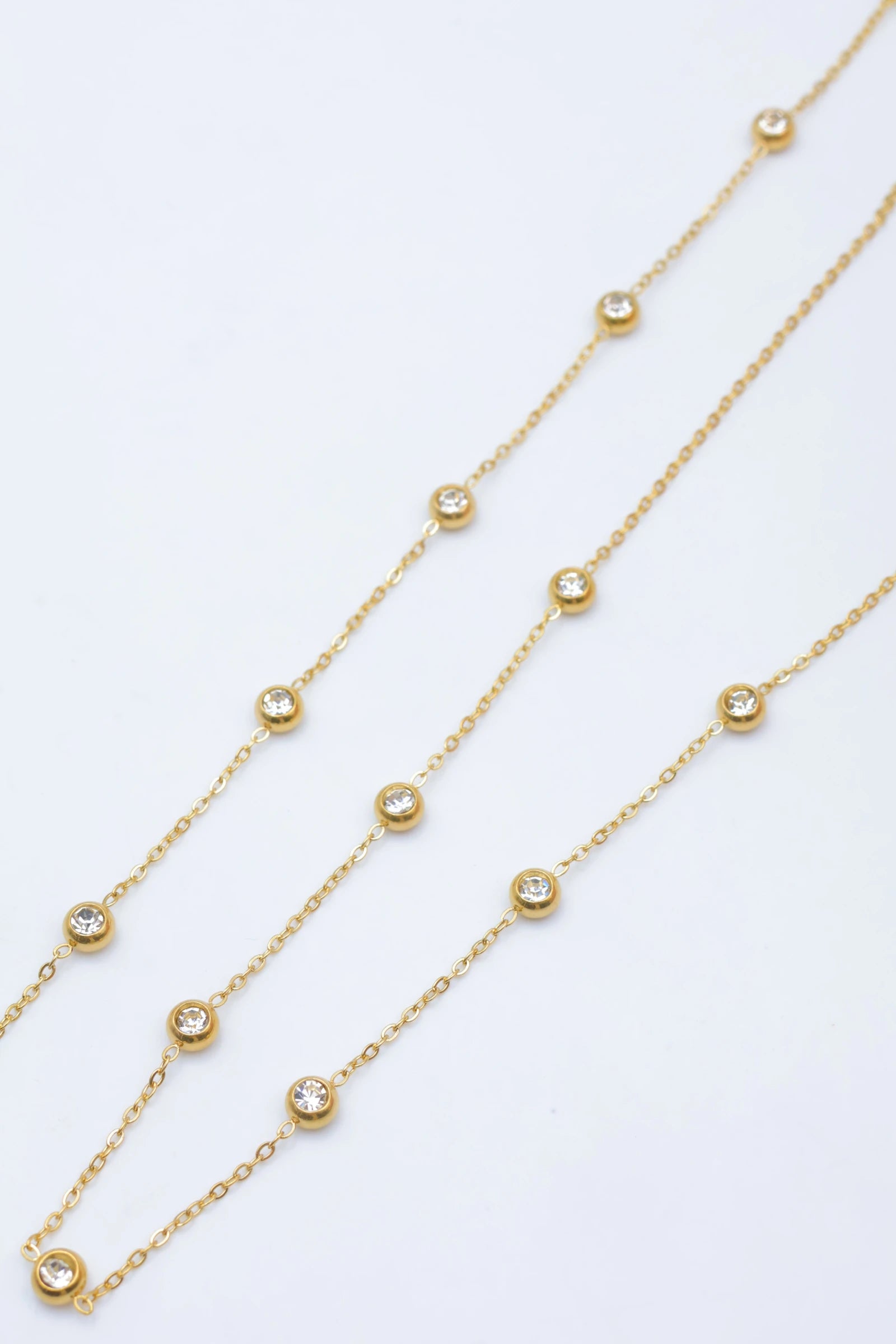 Parure de bijoux en acier inoxydable - DORÉ