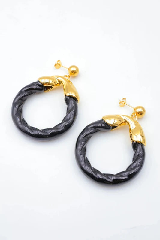 Boucles d’oreilles en acier inoxydable