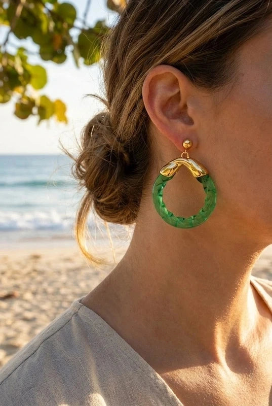 Boucles d’oreilles en acier inoxydable