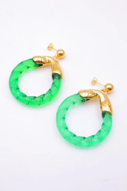 Boucles d’oreilles en acier inoxydable