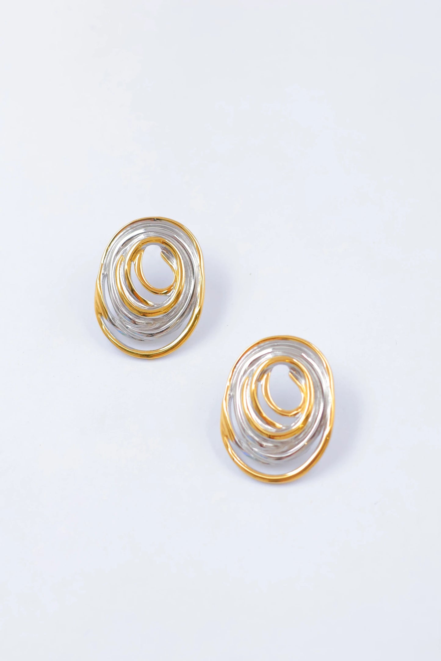 Boucles d’oreilles en acier inoxydable
