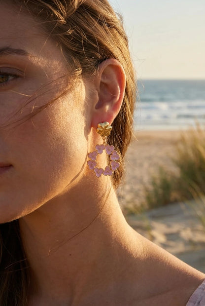 Boucles d’oreilles en acier inoxydable