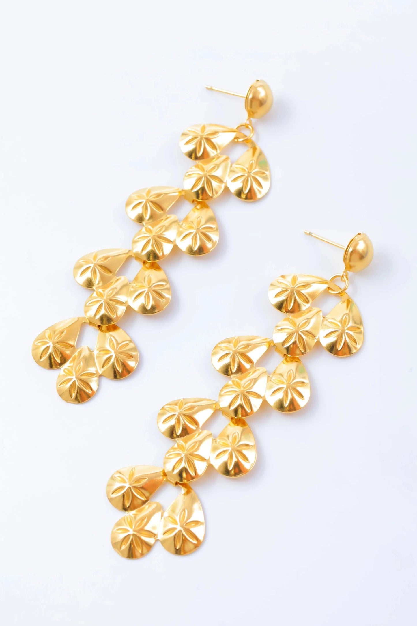 Boucles d’oreilles en acier inoxydable