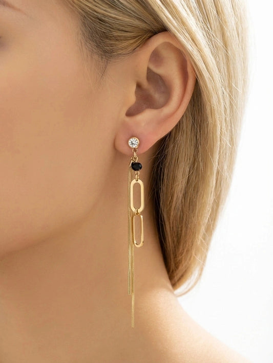 Boucles d’oreilles en acier inoxydable