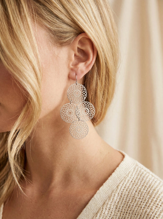 Boucles d’oreilles en acier inoxydable