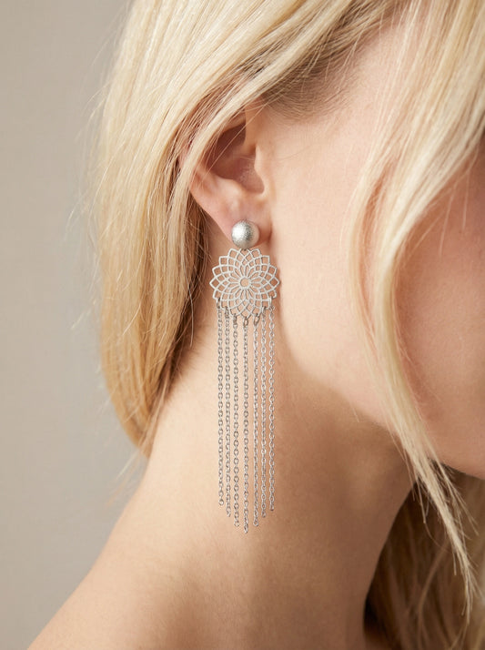 Boucles d’oreilles en acier inoxydable