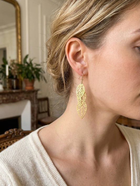 Boucles d’oreilles en acier inoxydable