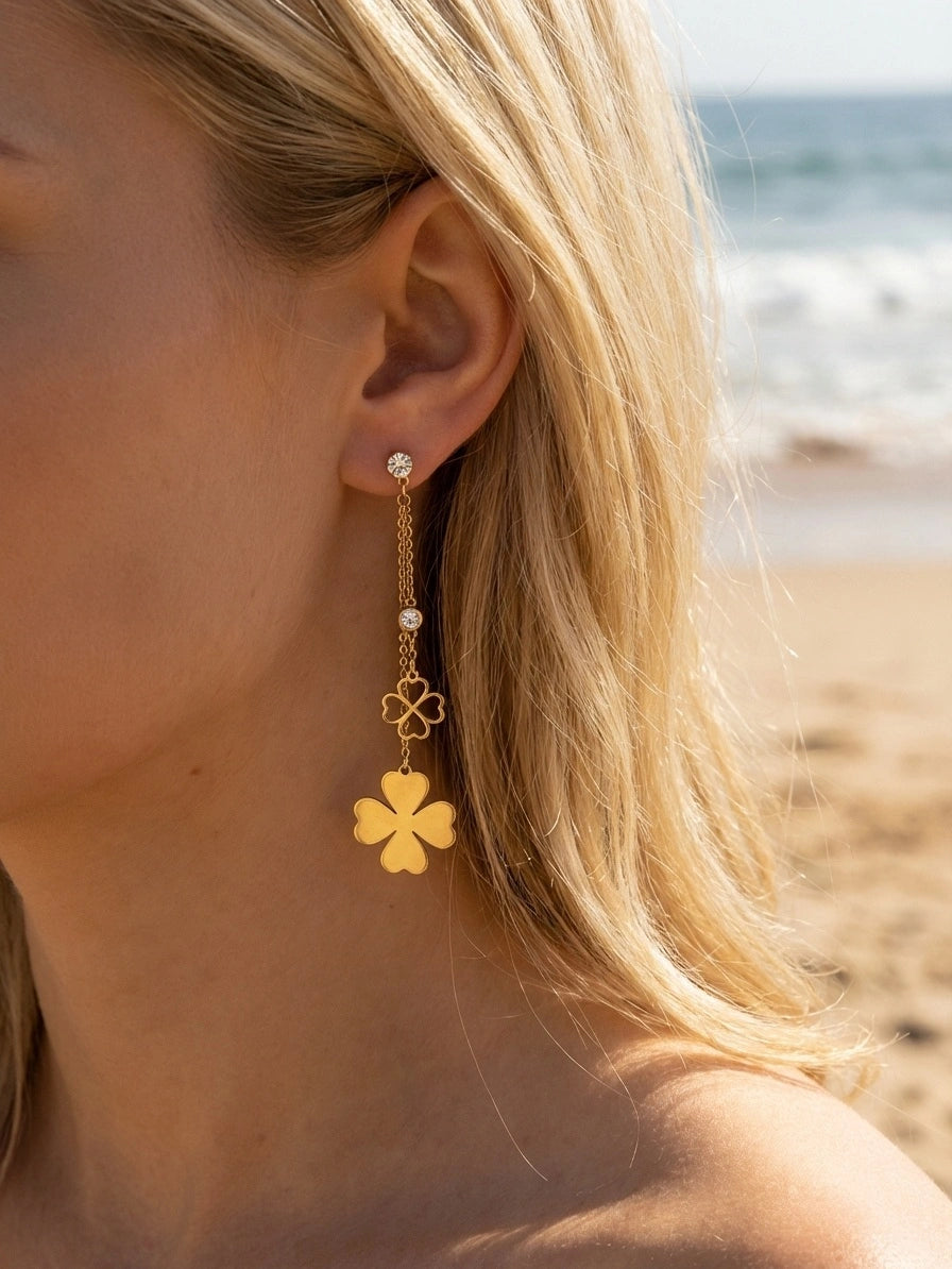 Boucles d’oreilles en acier inoxydable