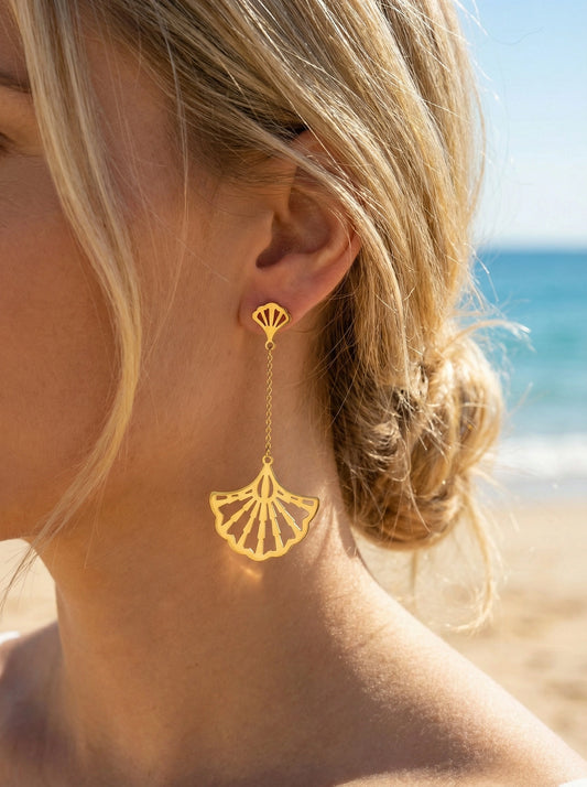 Boucles d’oreilles en acier inoxydable