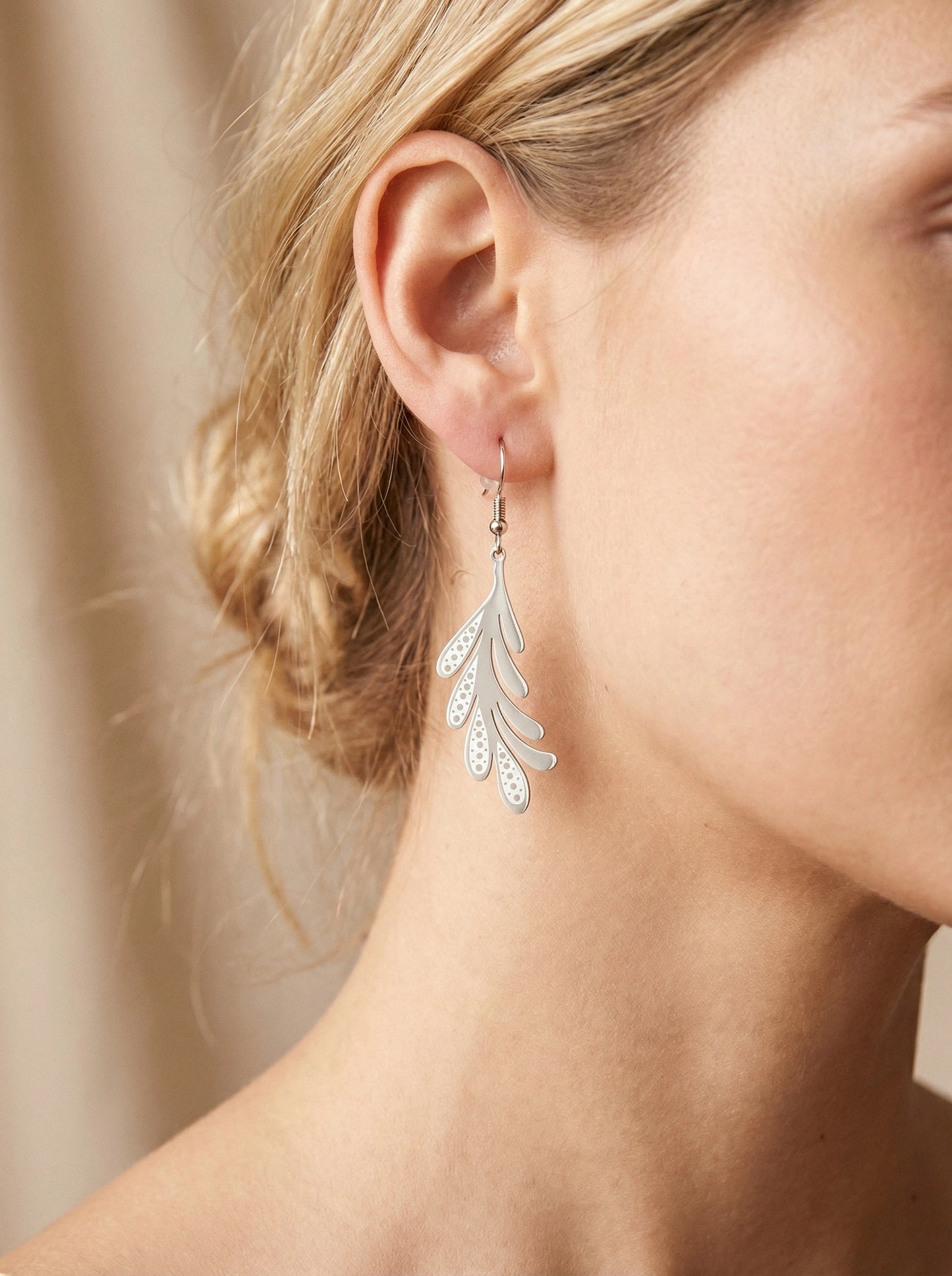 Boucles d’oreilles en acier inoxydable