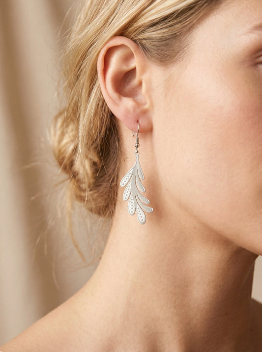 Boucles d’oreilles en acier inoxydable