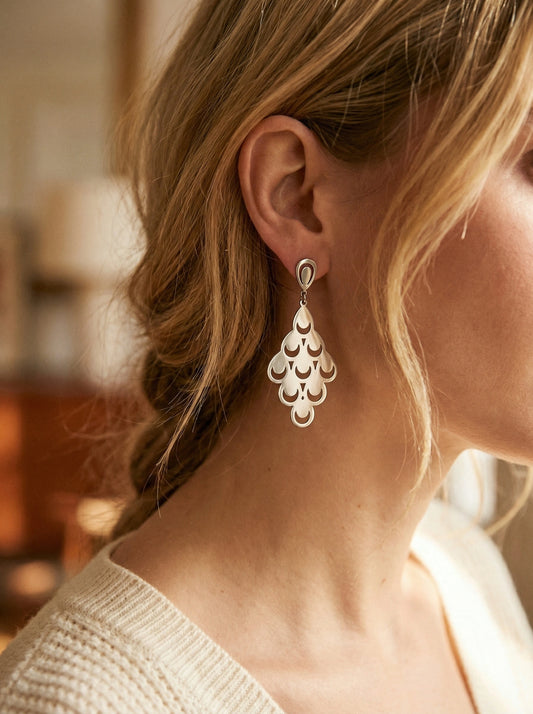 Boucles d’oreilles en acier inoxydable