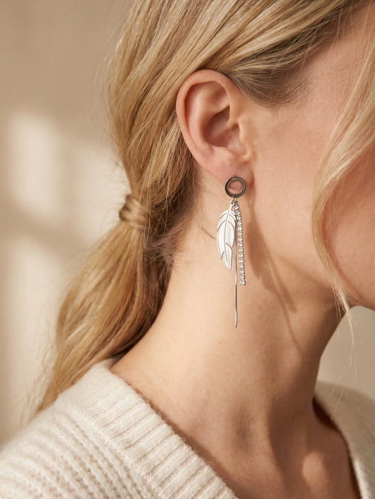 Boucles d’oreilles en acier inoxydable
