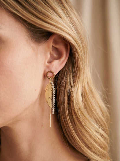 Boucles d’oreilles en acier inoxydable