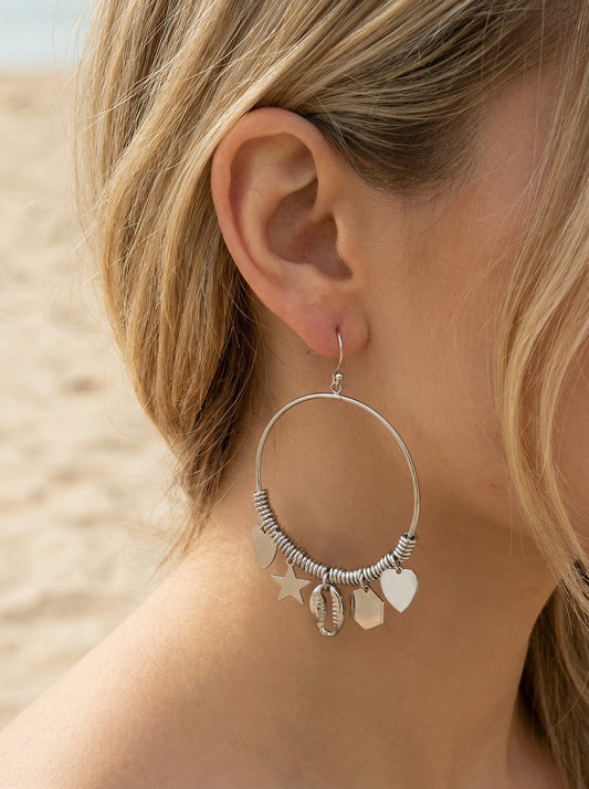 Boucles d’oreilles en acier inoxydable