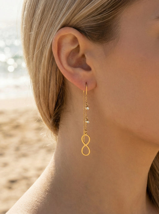 Boucles d’oreilles en acier inoxydable