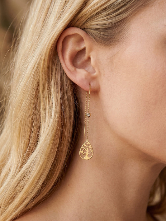 Boucles d’oreilles en acier inoxydable