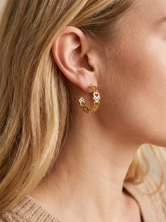 Boucles d’oreilles en acier inoxydable