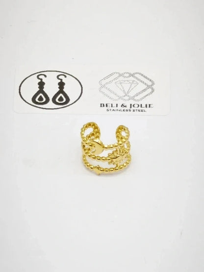 Boucles d’oreilles en acier inoxydable