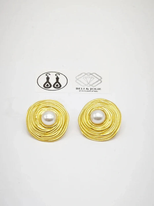 Boucles d’oreilles en acier inoxydable