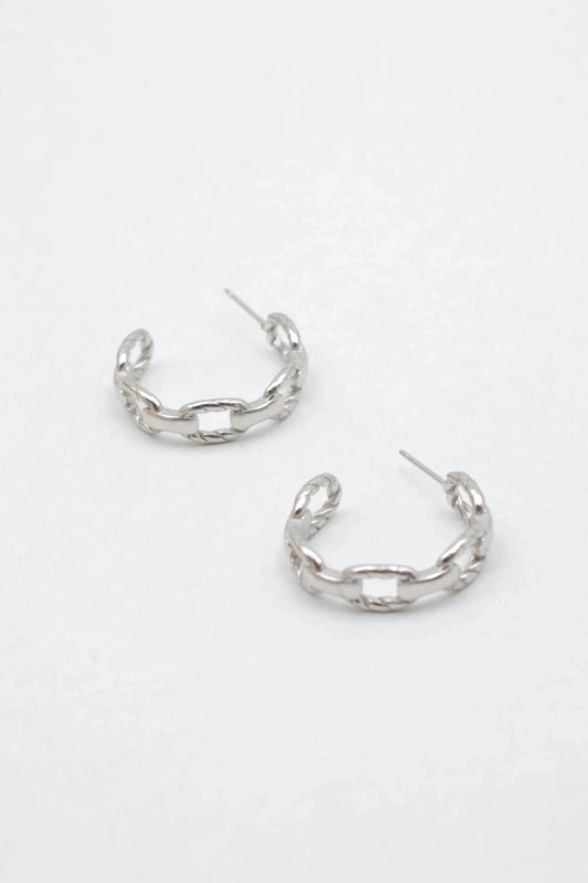 Boucles d’oreilles en acier inoxydable