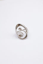 Bague - Acier inoxydable - Ajustable - ARGENT