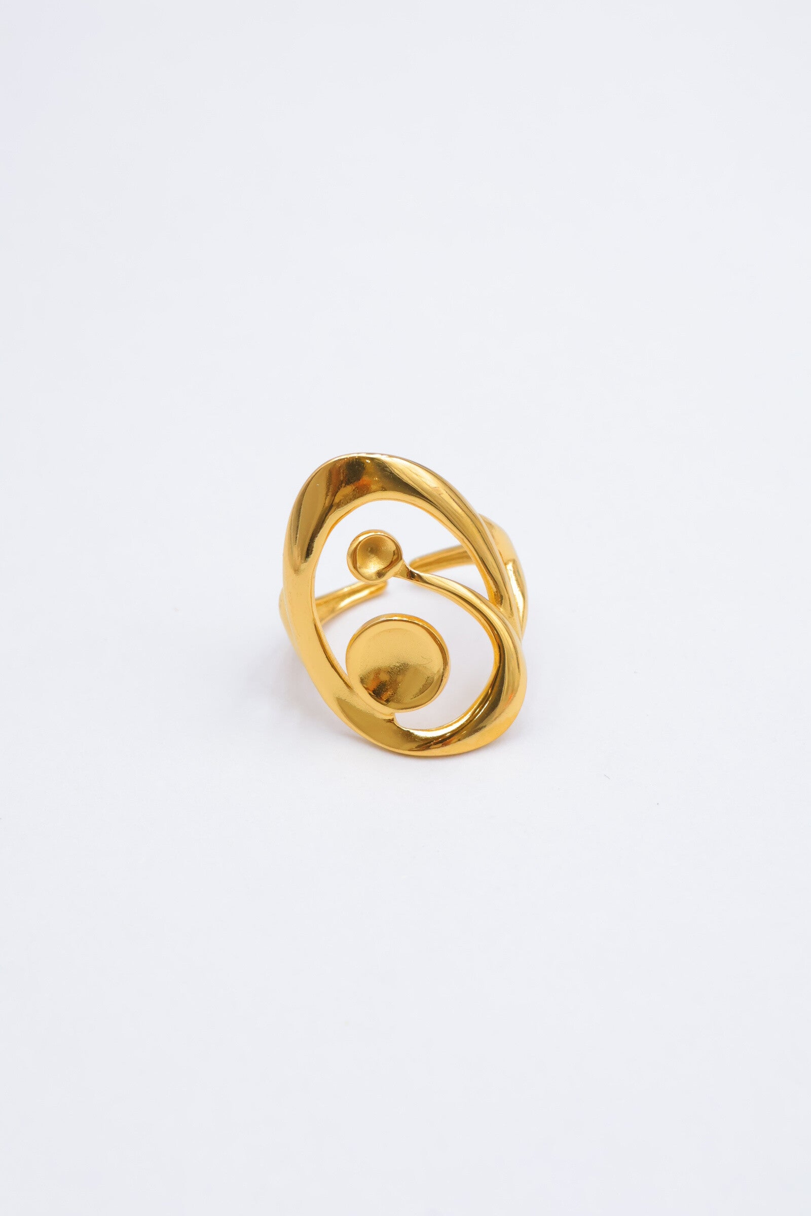 Bague - Acier inoxydable - Ajustable - DORÉ