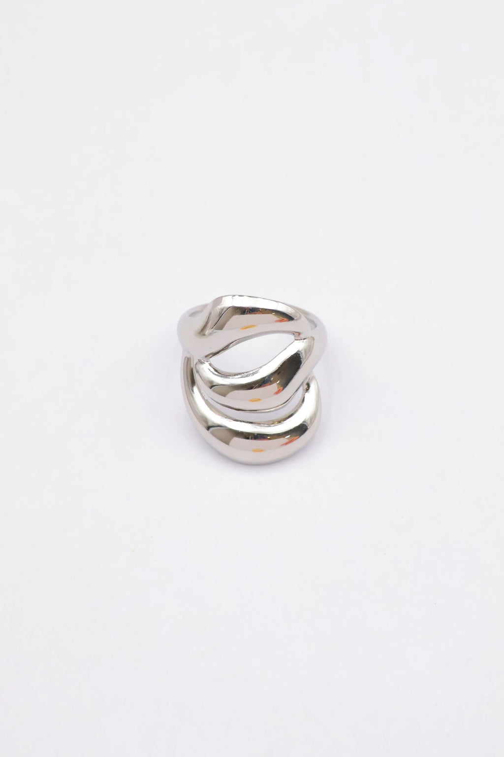 Bague - Acier inoxydable - Ajustable - ARGENT