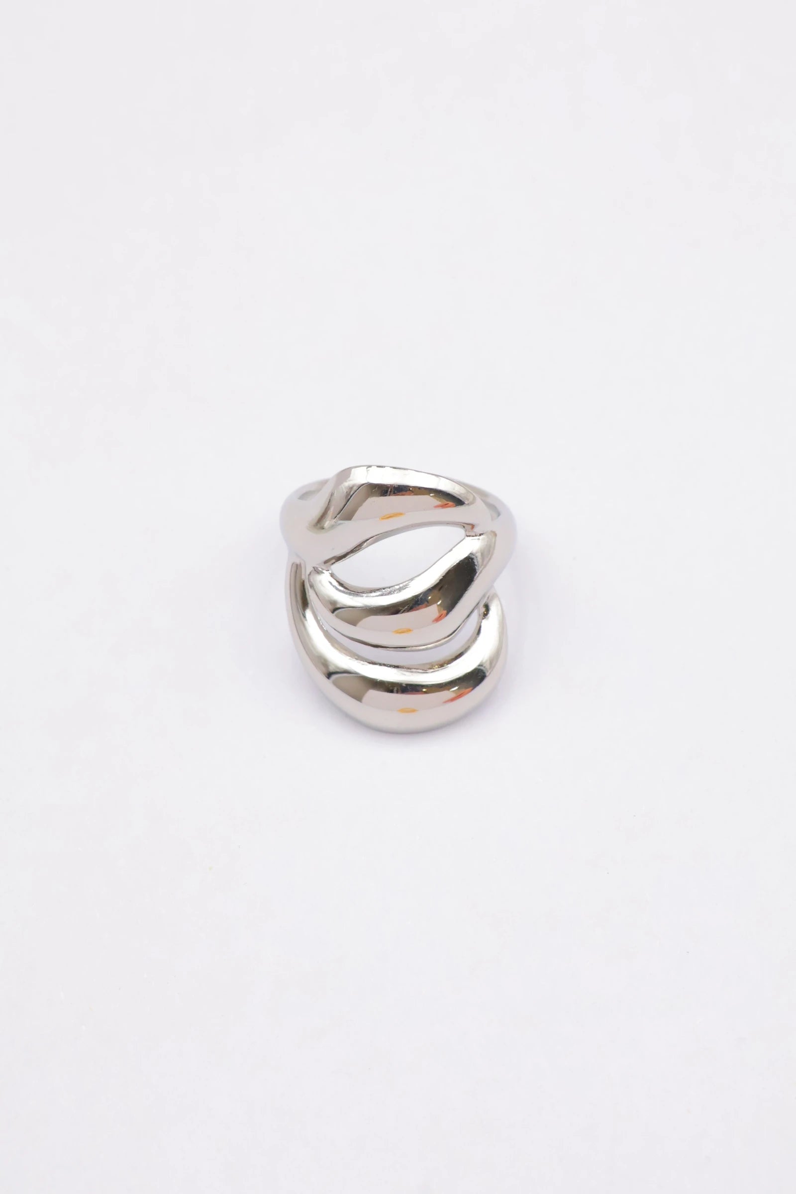 Bague - Acier inoxydable - Ajustable - ARGENT