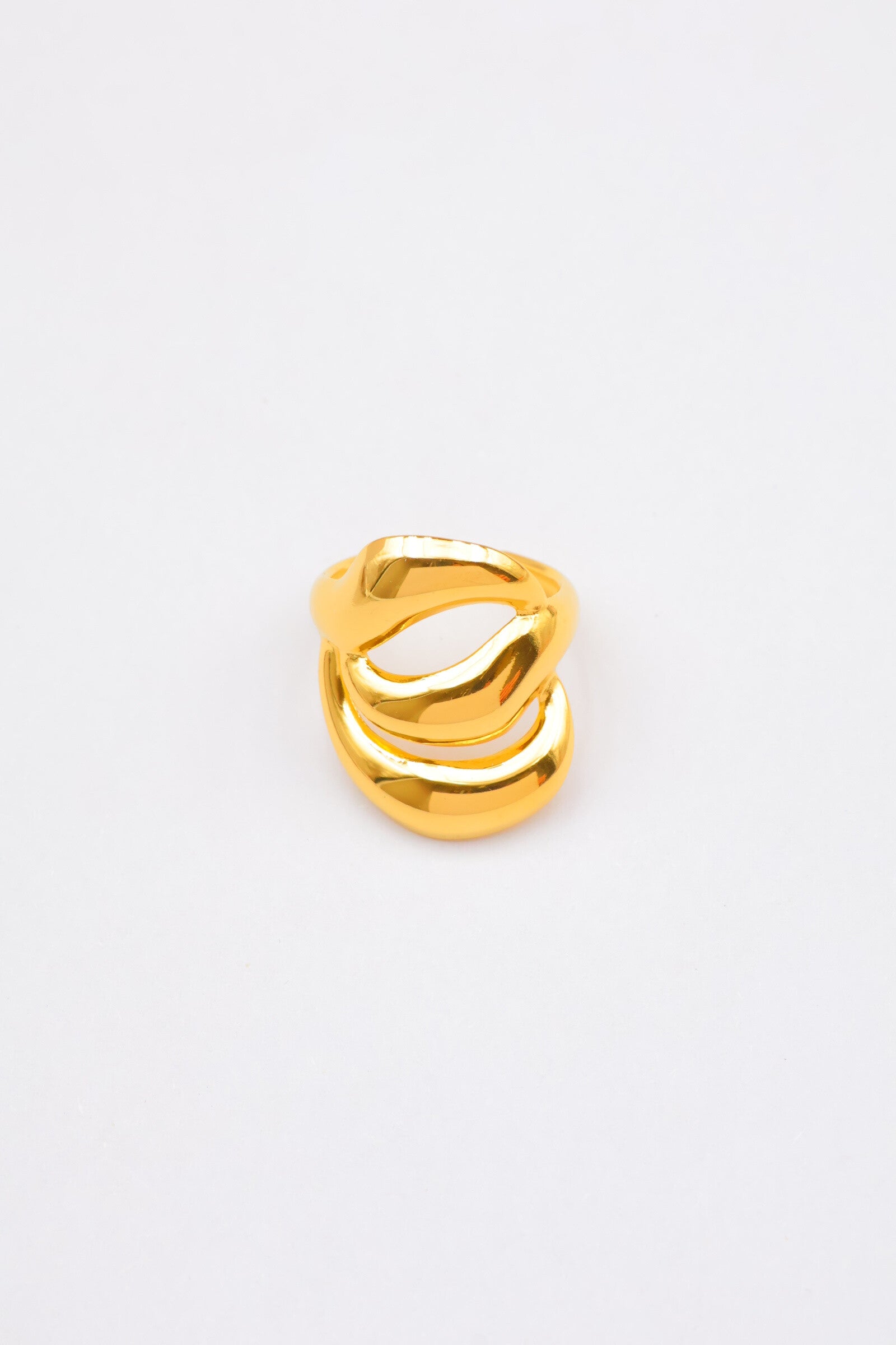 Bague - Acier inoxydable - Ajustable - DORÉ