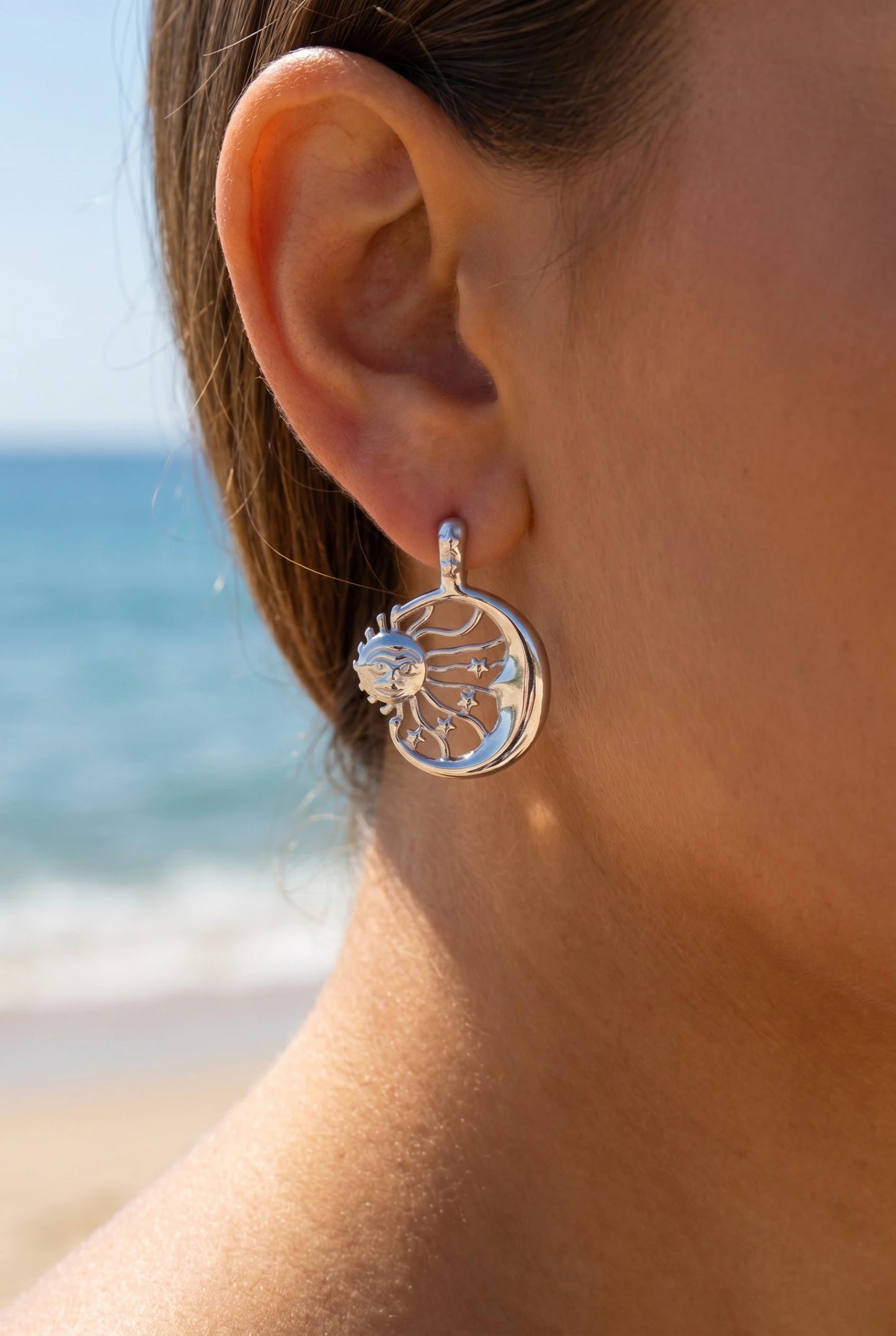 Boucles d’oreilles en acier inoxydable