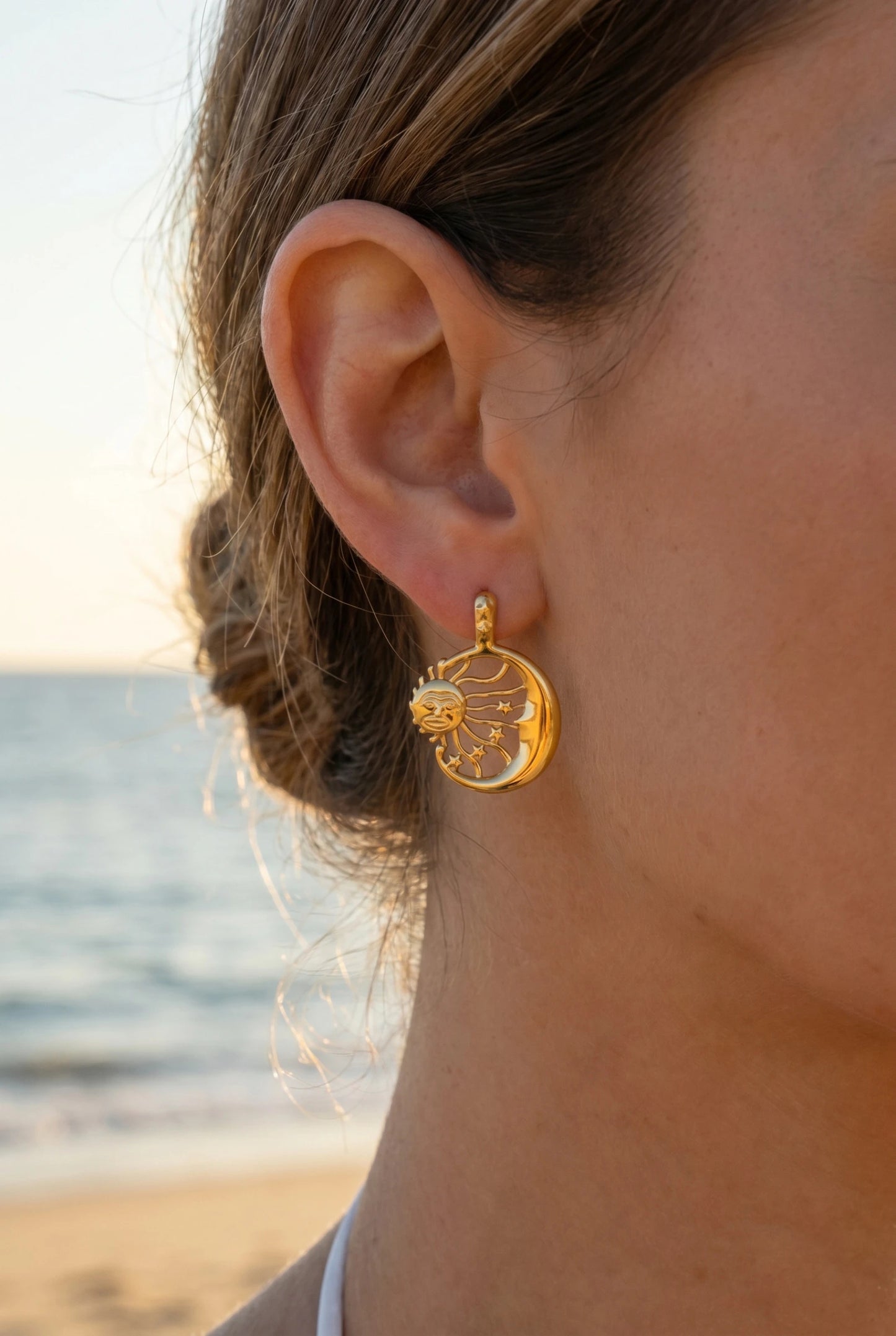 Boucles d’oreilles en acier inoxydable